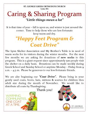 CARING & SHARING HAPPY FEET PROGRAM