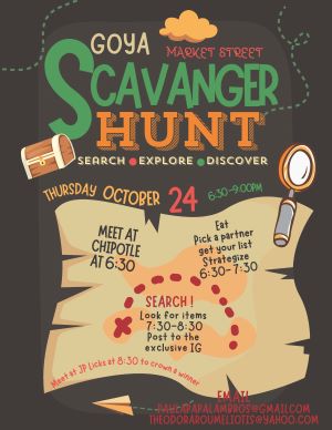 GOYA SCAVENGER HUNT