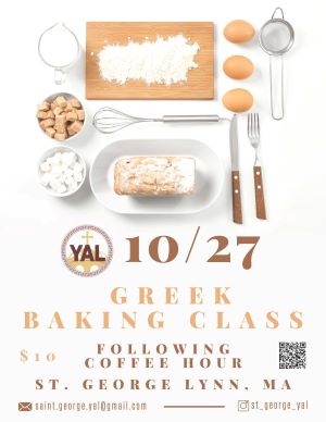 GREEK BAKING CLASS