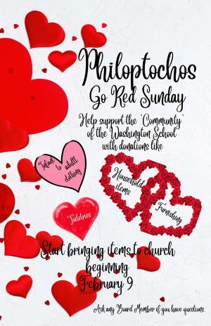 PHILOPTOCHOS GO RED SUNDAY